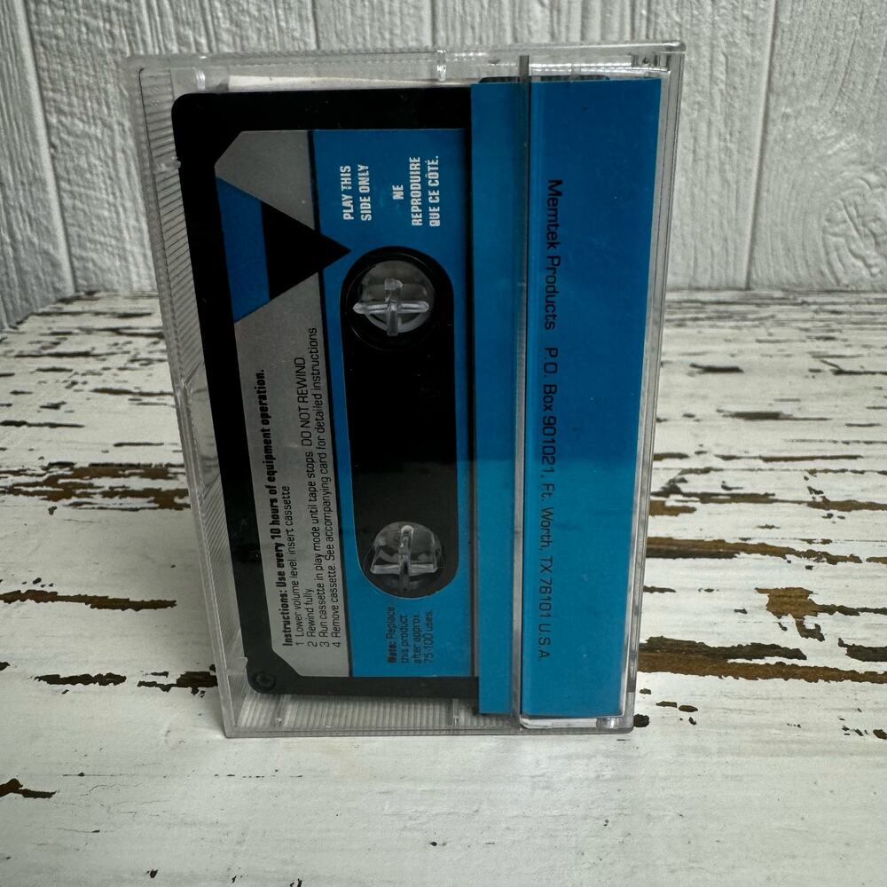 Memorex Cassette Head Cleaner Demagnetizer Memtex Products Vintage No Power Req - Picture 5 of 6